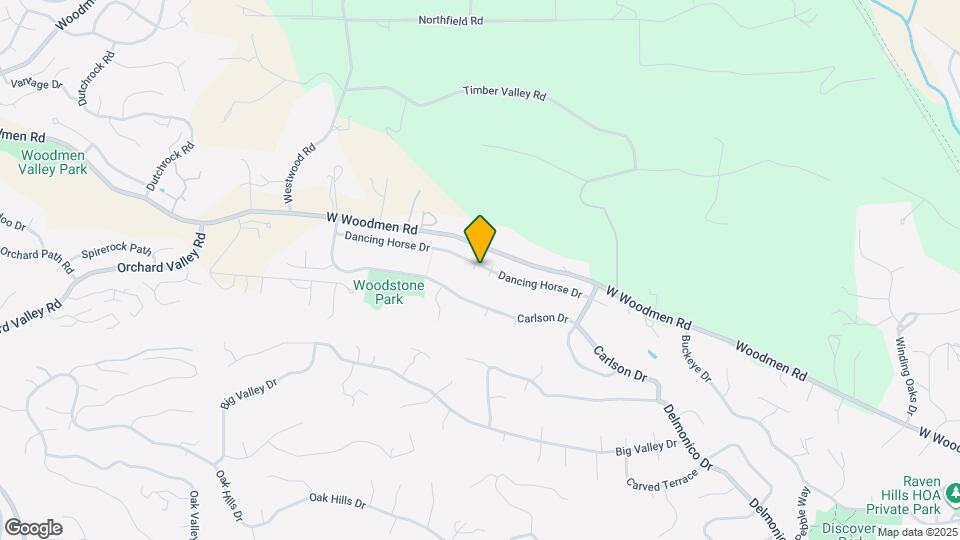 1103 Dancing Horse Dr Map and Location Details