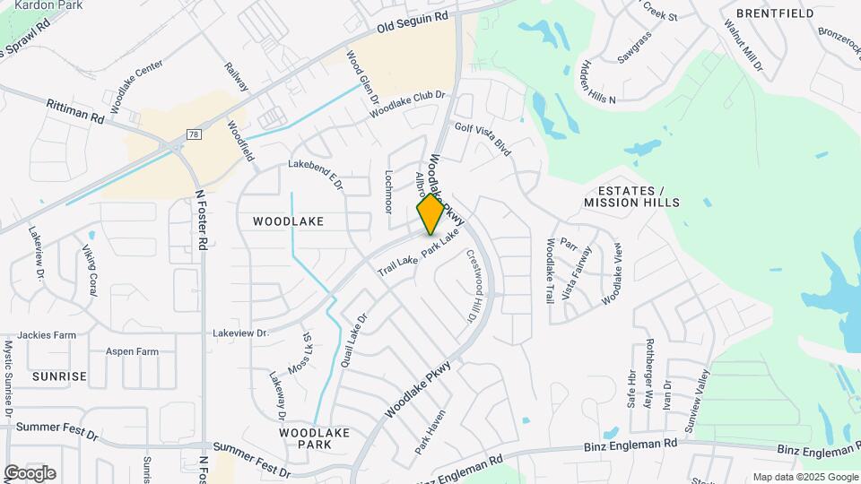 5419 Park Lake Map and Location Details