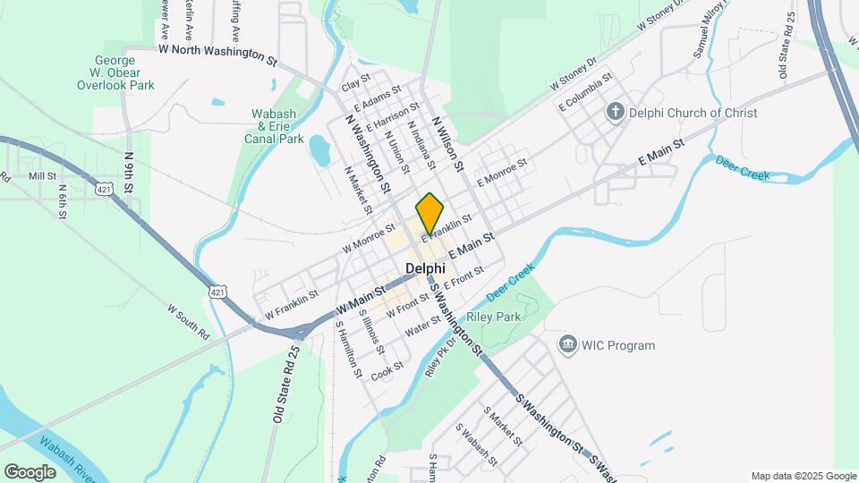 114 E Franklin St Map and Location Details