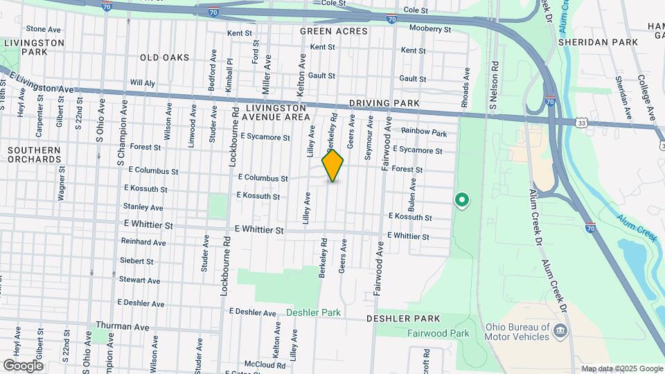 1048 Berkeley Rd Map and Location Details