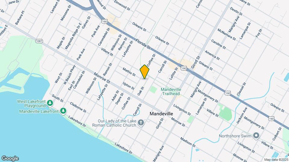 630 Oak St Map and Location Details