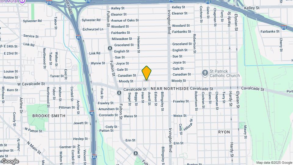 510 Moody St Map and Location Details
