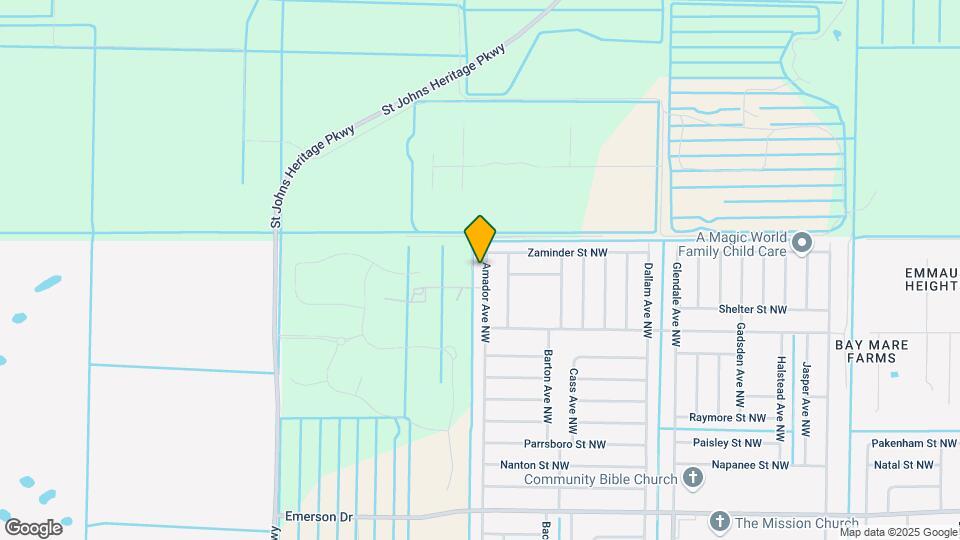 1666 Amador Ave NW Map and Location Details