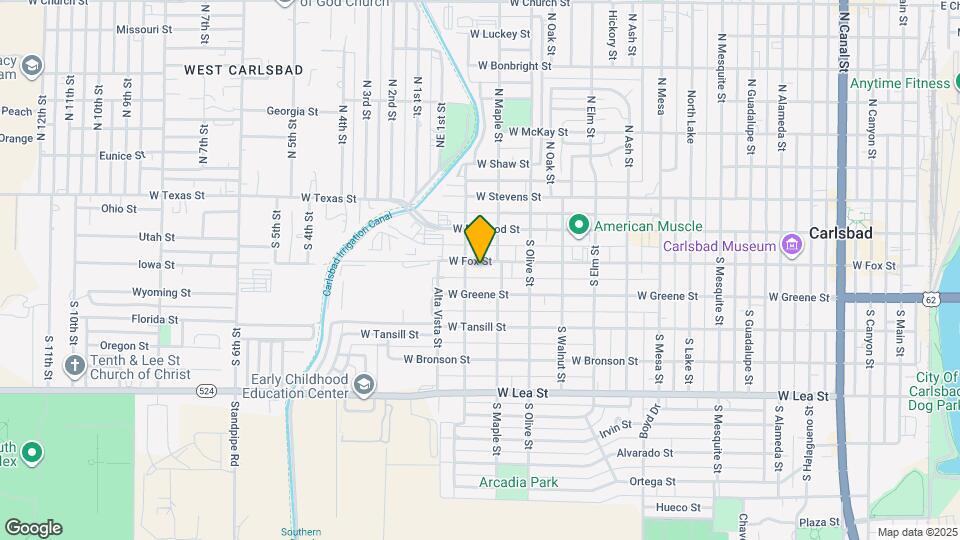 1407 W Fox St Map and Location Details