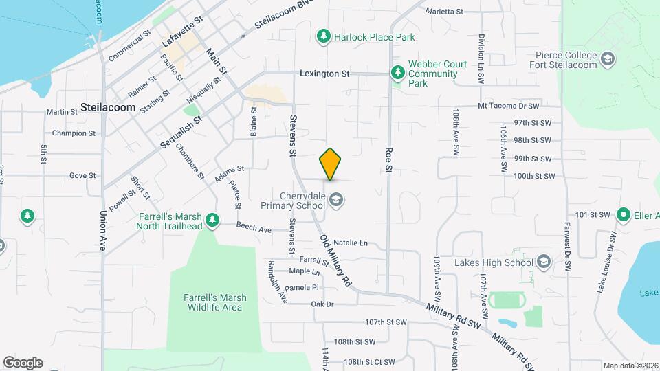 1103 Galloway St Map and Location Details