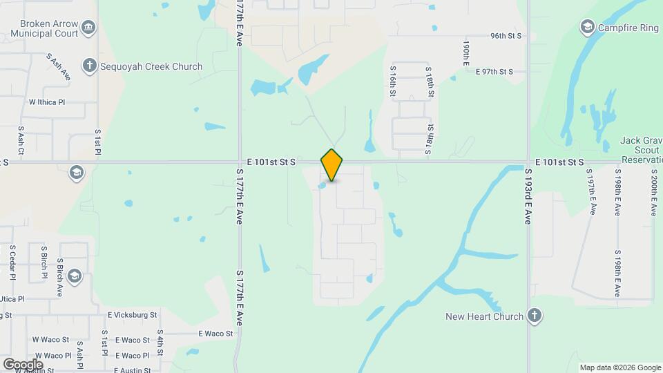 3706 S 13th Pl Map and Location Details