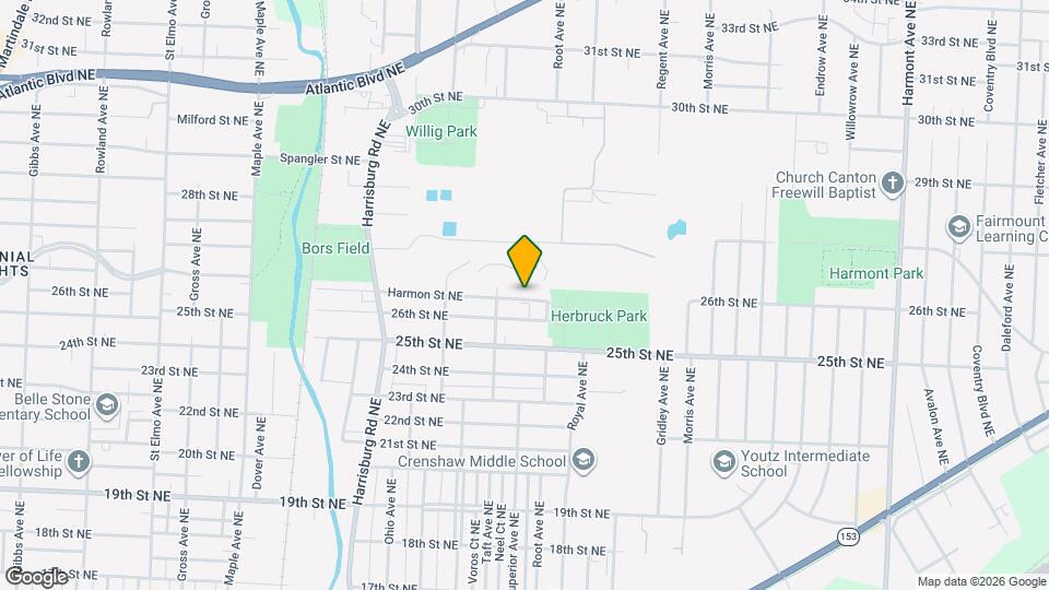 2405 Harmon St NE Map and Location Details