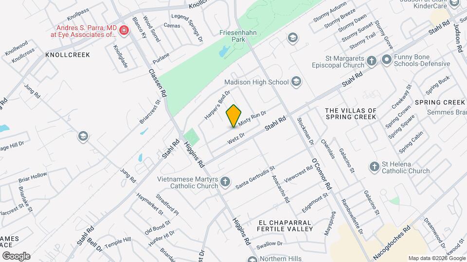 4650 Misty Run Dr Map and Location Details