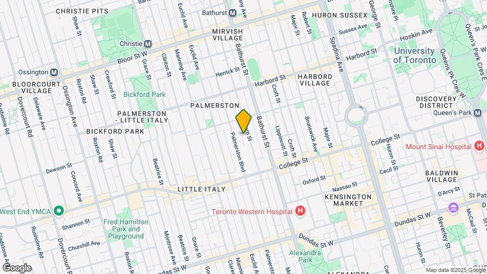 378 Markham St Map and Location Details
