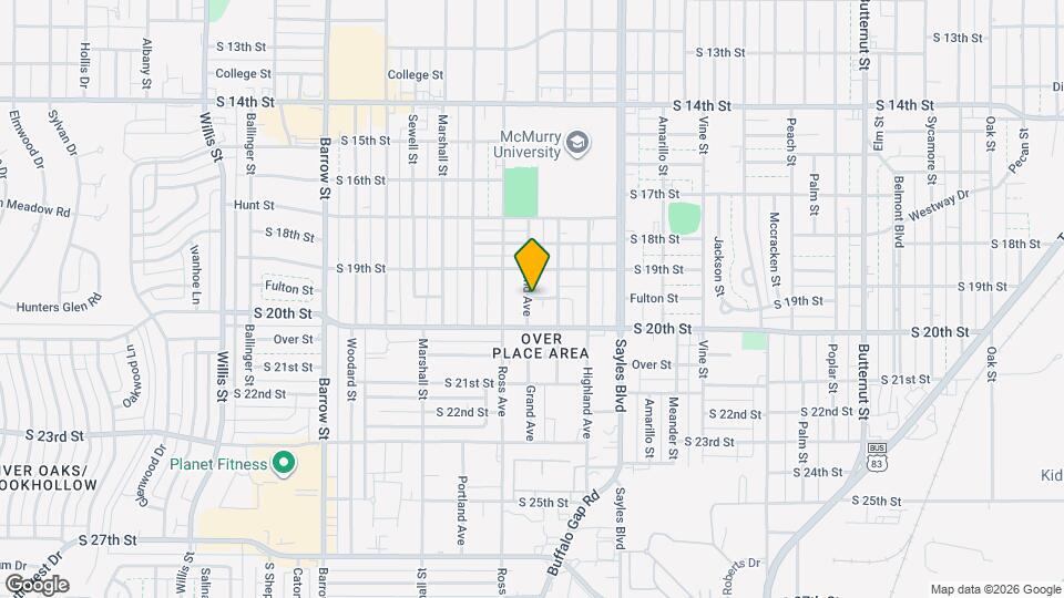 2341 Fulton St Map and Location Details