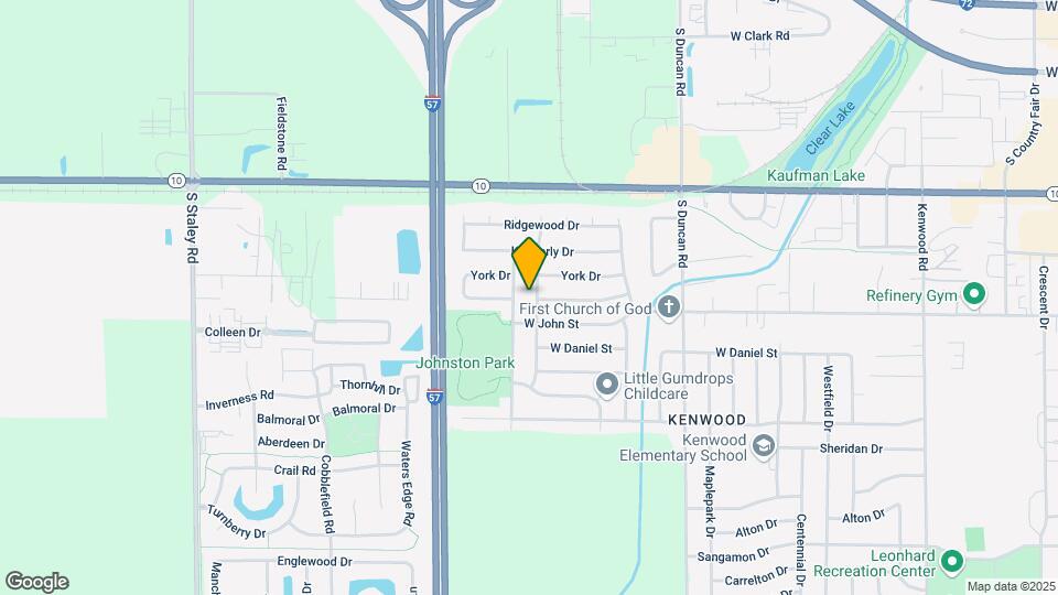 613 Castleton Dr Mapa y Detalles de la Ubicación