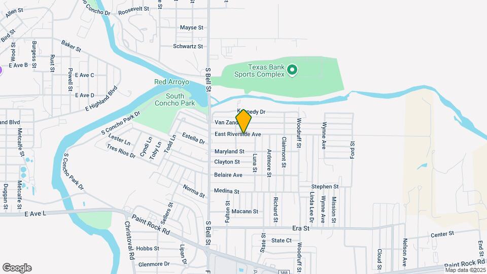 207 E Riverside Ave Map and Location Details