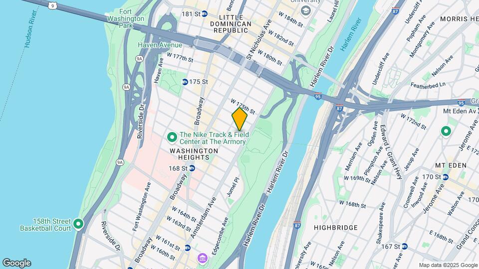 502 W 173rd St Mapa y Detalles de la Ubicación