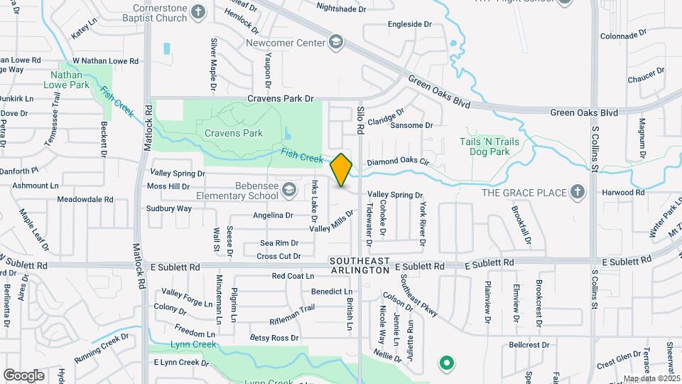 620 Valley Spring Dr Map and Location Details