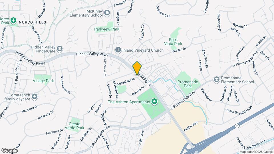 2418 Tehachapi Dr Map and Location Details