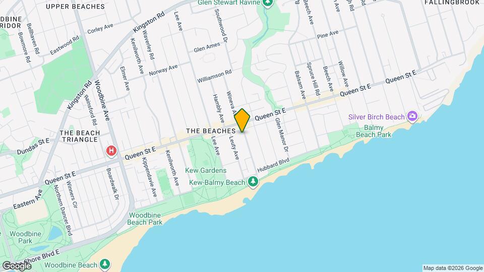 108 Wineva Ave Map and Location Details