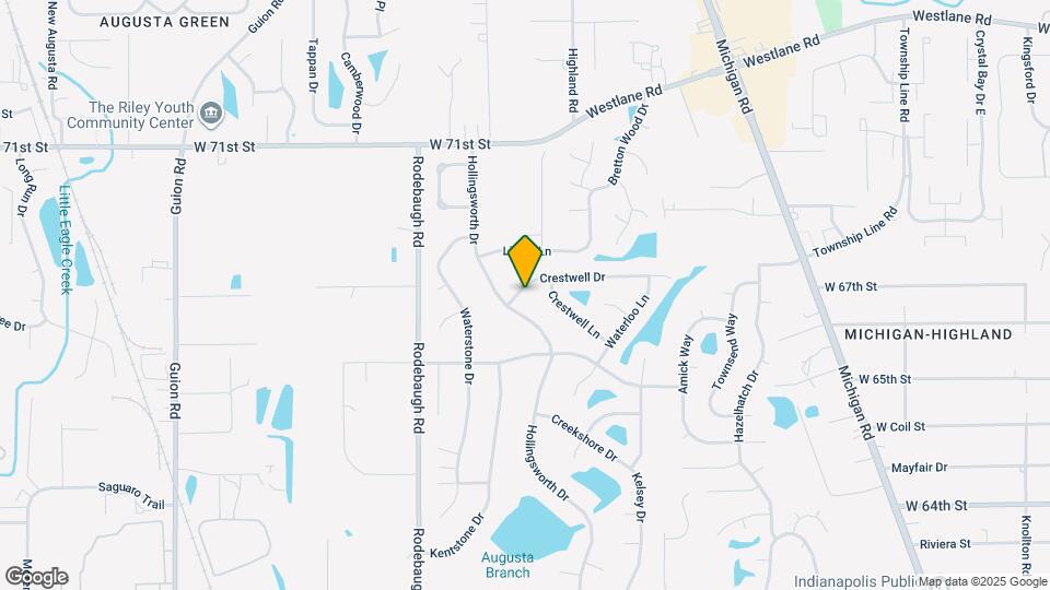 3345 Crestwell Dr Mapa y Detalles de la Ubicación