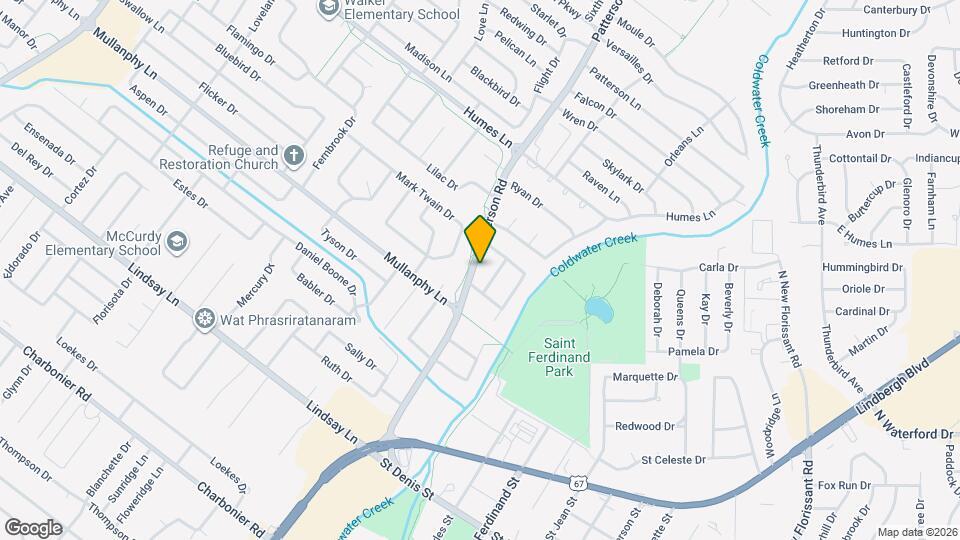 1700 Patterson Rd Map and Location Details