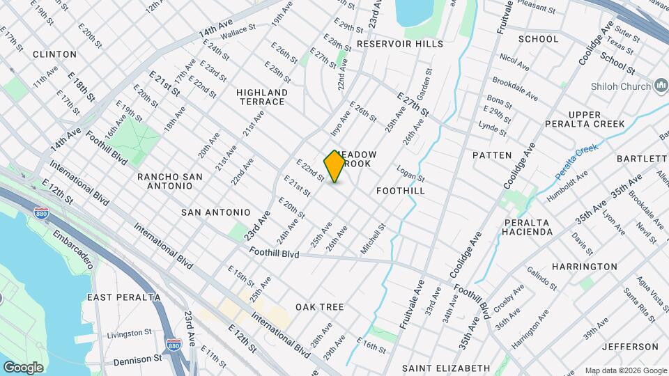 2422 E 22nd St Map and Location Details