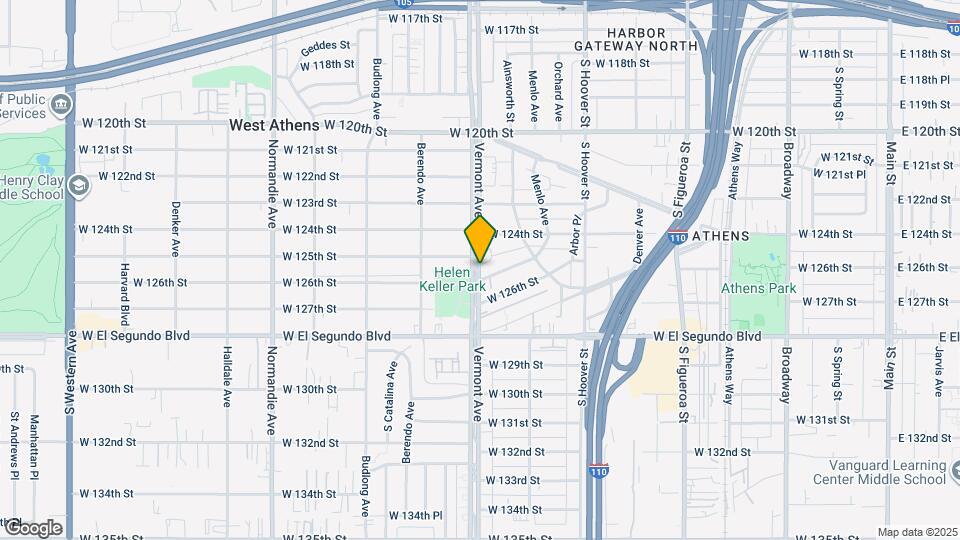 12436 S Vermont Ave Map and Location Details