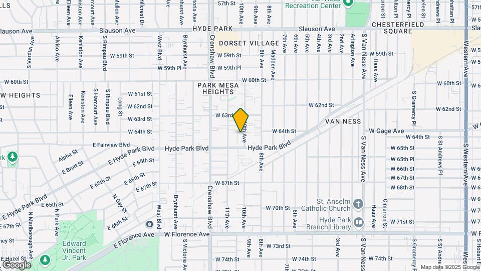 6407 10th Ave. Map and Location Details