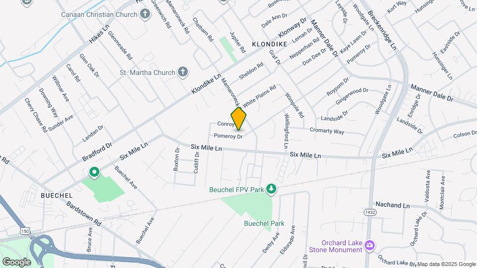 2821 Pomeroy Dr Map and Location Details