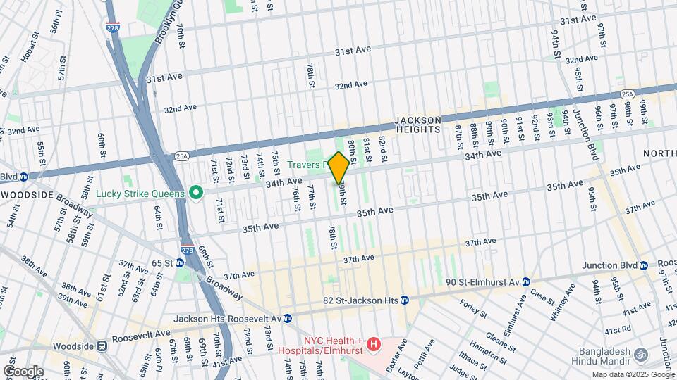 3420 79th St Map and Location Details