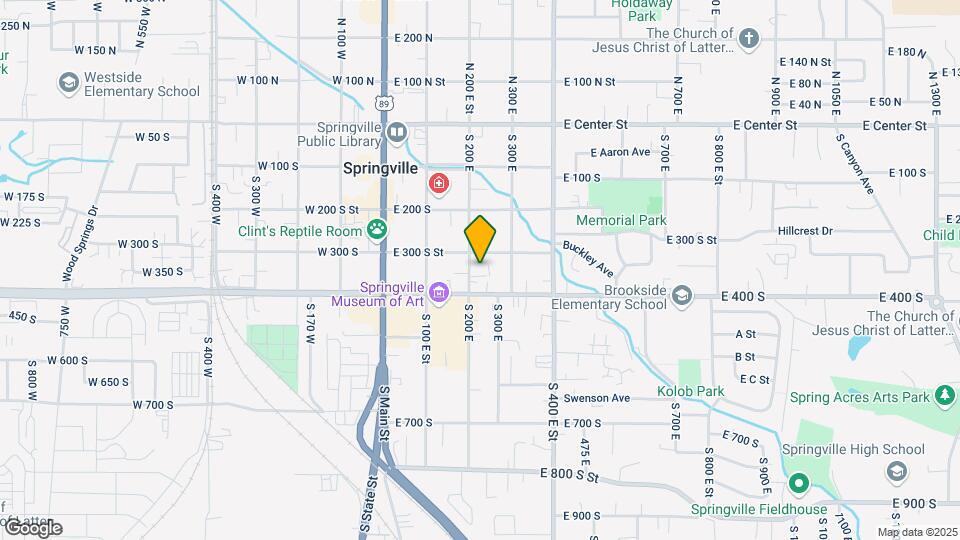 353 S 200 E, Unit Room 1 Map and Location Details