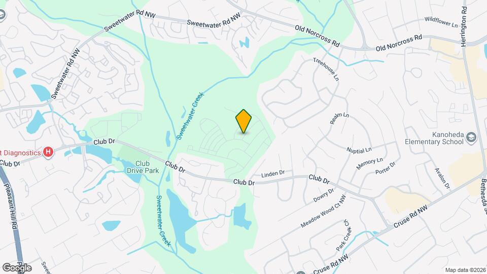 2214 Whitworth St Map and Location Details