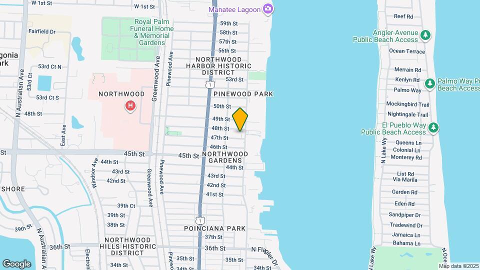 409 47th St Map and Location Details