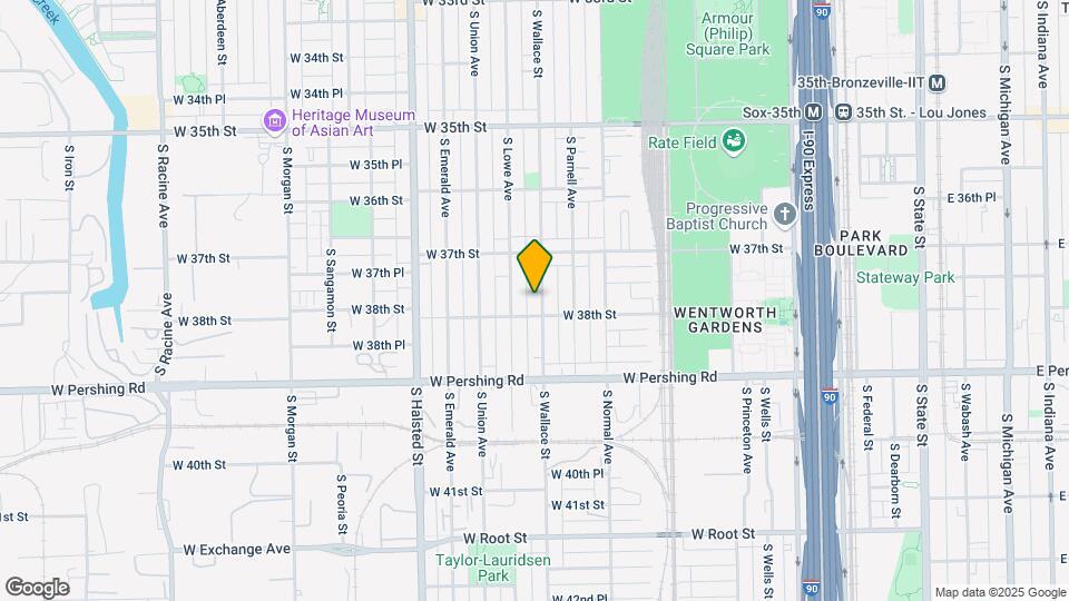 3746 S Wallace St Map and Location Details