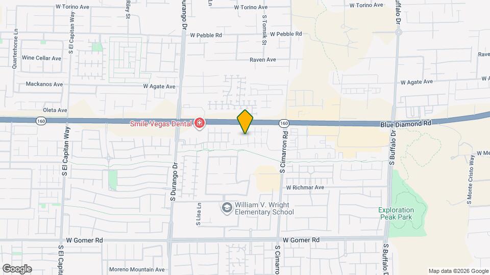 9301 Night Mesa St Map and Location Details