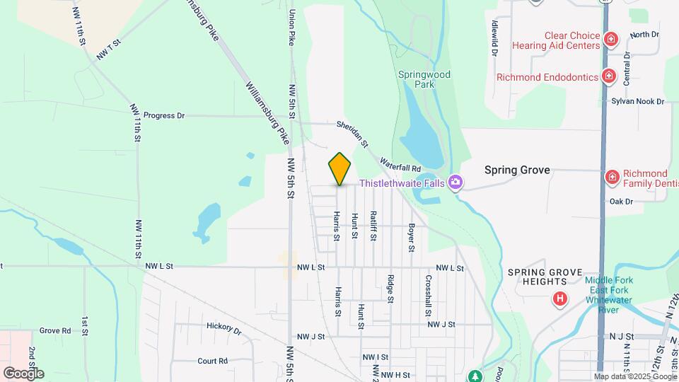 1445 Harris St Map and Location Details