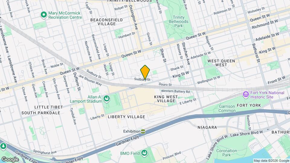 3 Sudbury St Map and Location Details