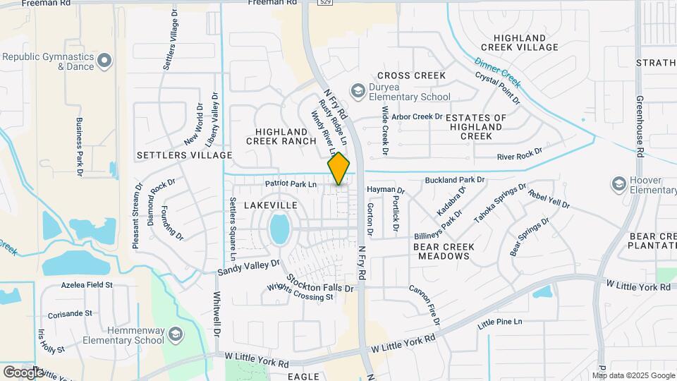 20525 Patriot Park Ln Map and Location Details