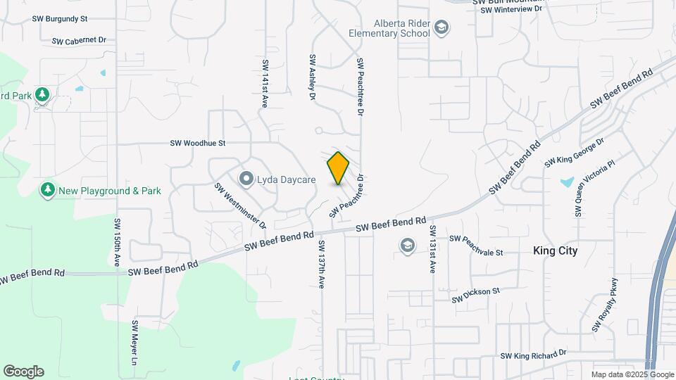 15822 SW Cherrywood Ln Map and Location Details