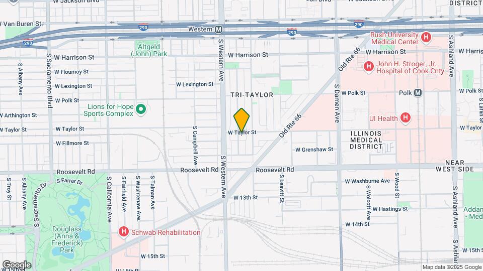 2323 W Taylor St Map and Location Details