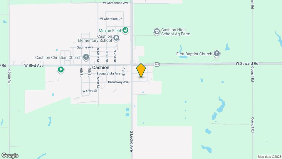 101 E Broadway Map and Location Details