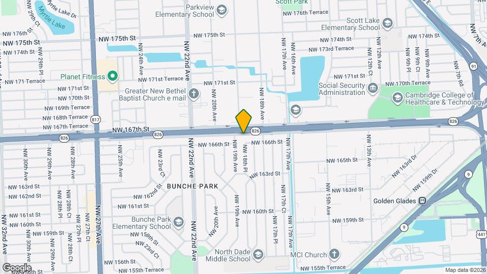 1870 NW 167th St Map and Location Details