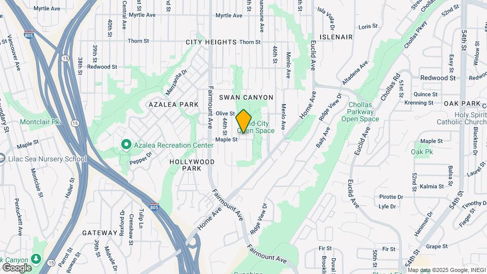 2605 Highland Ave Map and Location Details