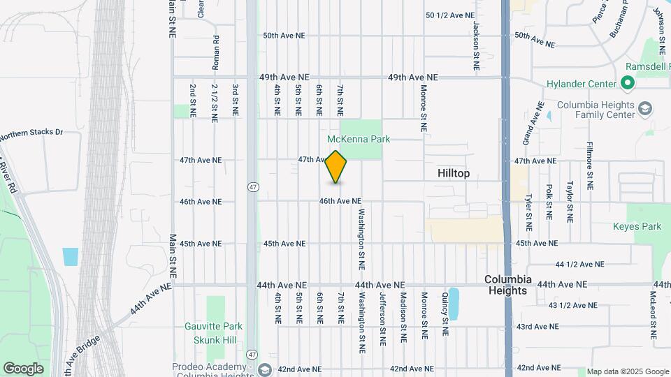 4622 7th St NE, Unit 4622 7th St. NE Map and Location Details