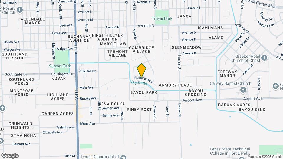 2530 Parkway Ave Map and Location Details