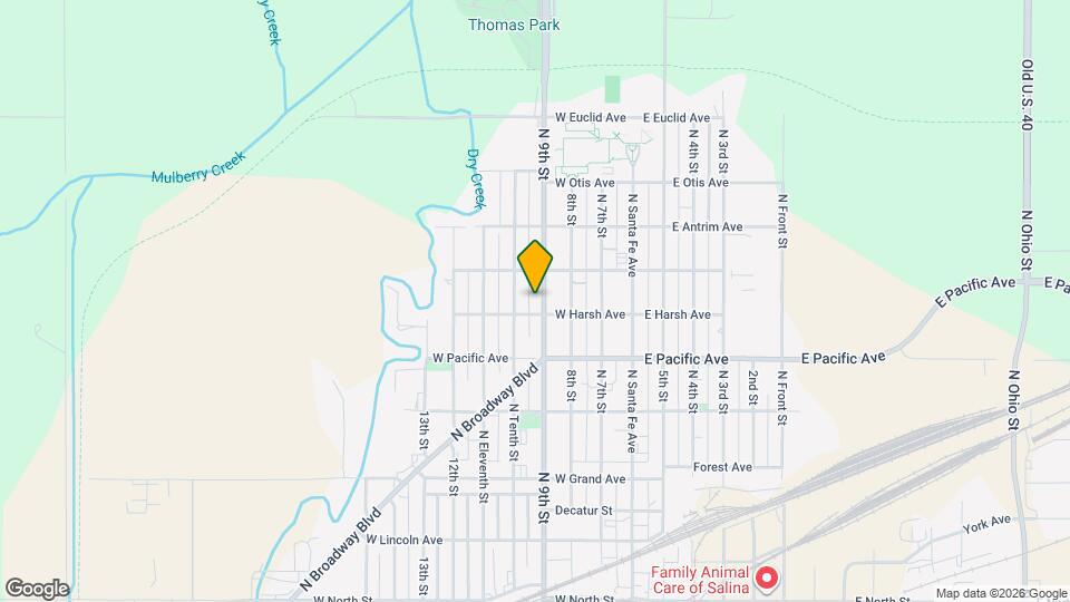 1005 N 9th St Mapa y Detalles de la Ubicación