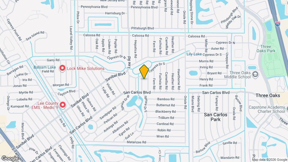 18401 Huckleberry Rd Map and Location Details