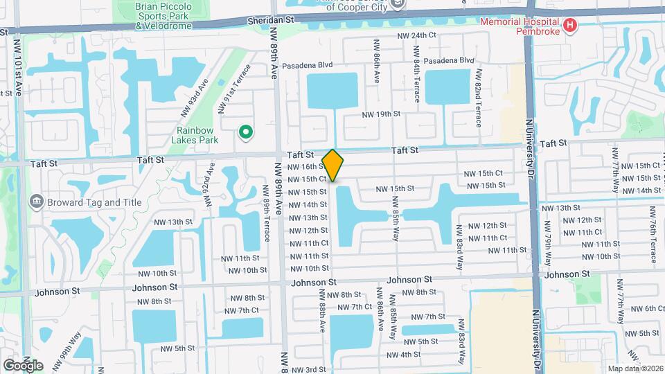 1511 NW 87th Way Map and Location Details