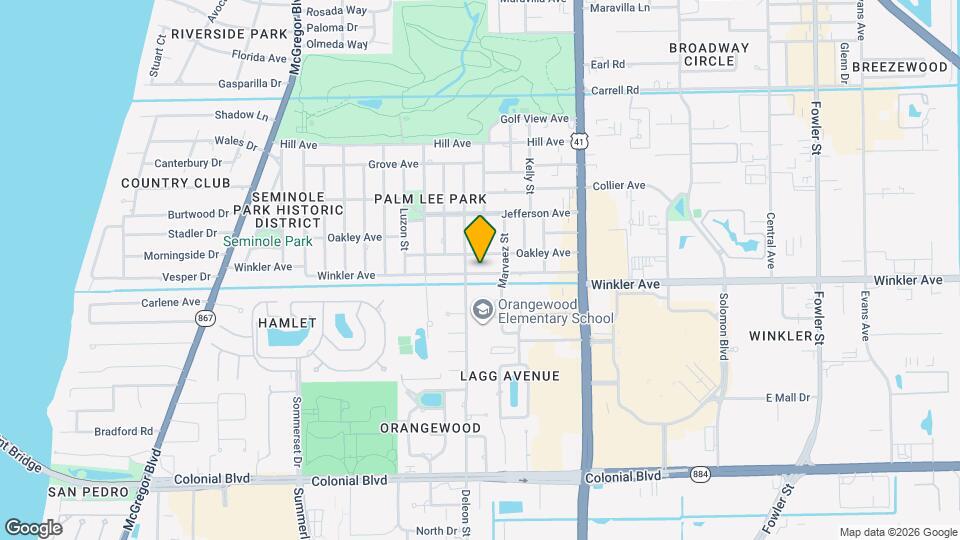 1759 Winkler Ave Map and Location Details