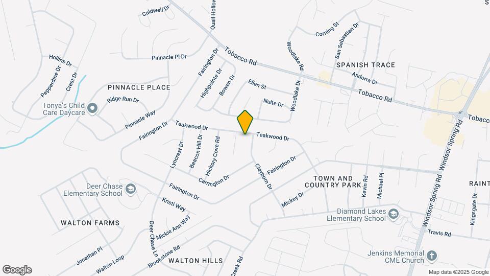 2640 Teakwood Dr Map and Location Details