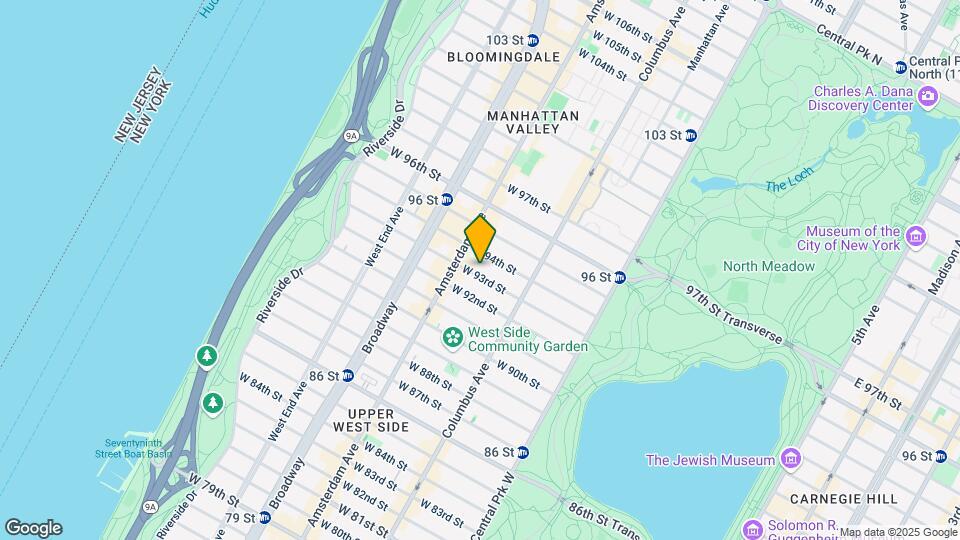 155 W 93rd St Map and Location Details