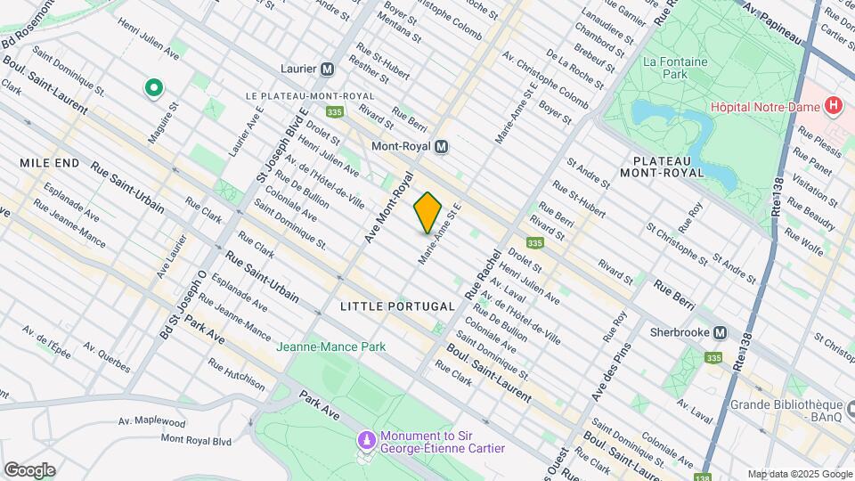 4352 Laval Av Map and Location Details