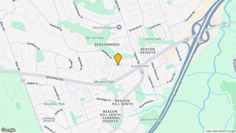 Beaconwood Village Townhomes Map and Location Details